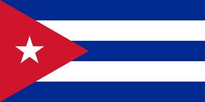 Bandera oficial de la República de Cuba