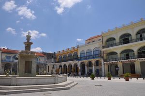 Fuente de La Plaza Vieja, La Habana
